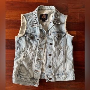 Taylor Swift studded denim vest